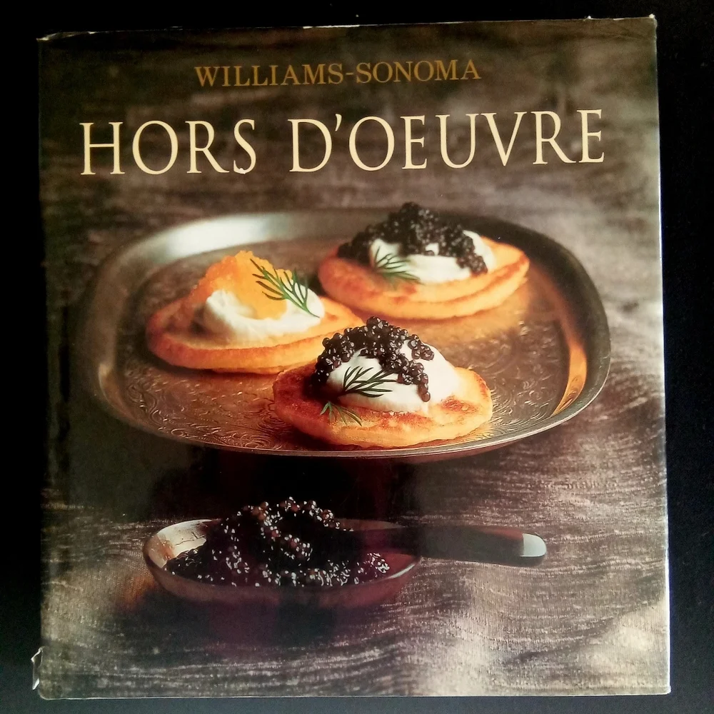 Set 2 Williams Sonoma Recipe Full Color Cookbooks Hors D'oeuvre & Asian Cuisine
